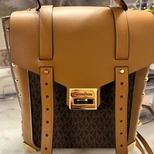 Michael kors Manhattan logo backpack
